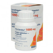 Купить Леветирацетам 1000мг табл. №60 (60 табл./уп) в Анапе